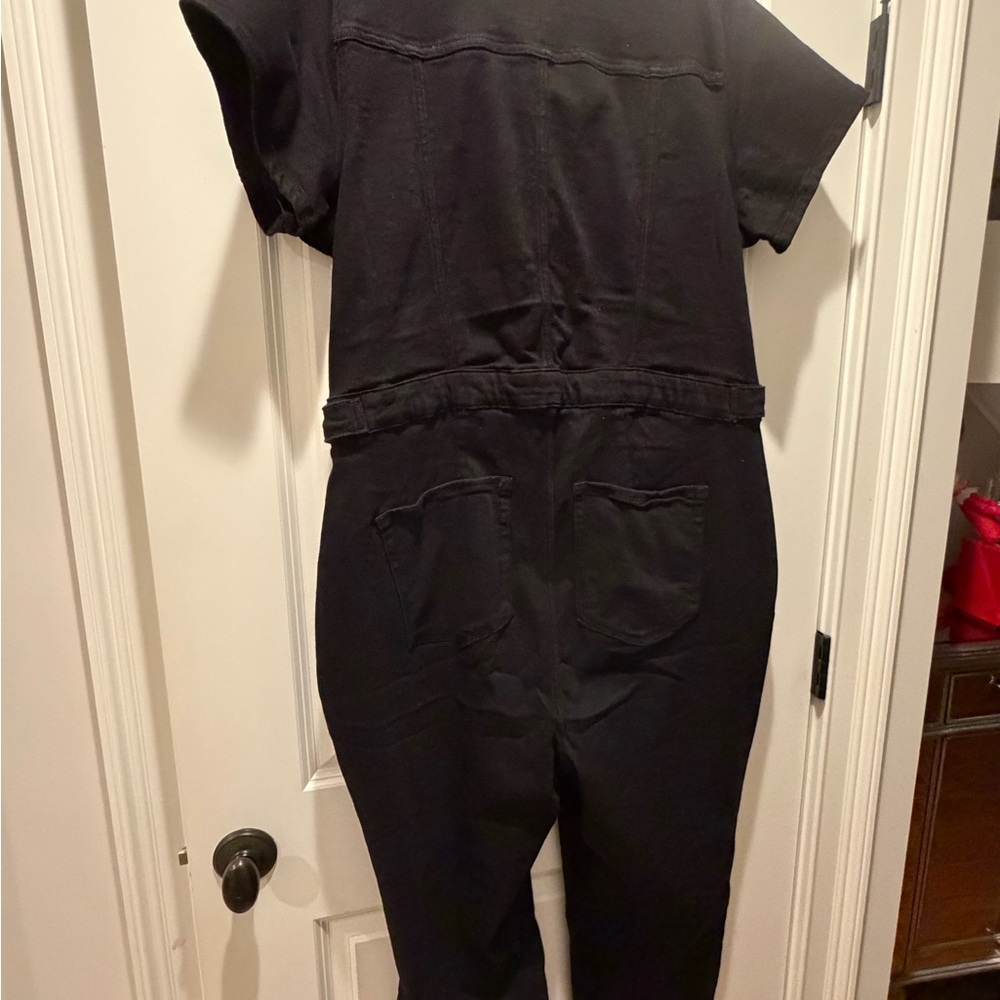 Good American Fit for Success Women's Denim Jumpsuit - Picture 4 of 7